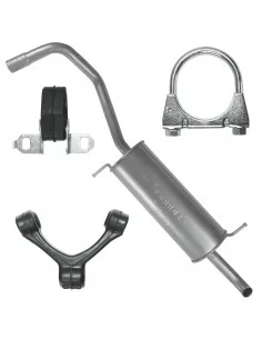 Tłumik końcowy Skoda Fabia I 1 6Y 12.1999-12.2007 1.4i Kombi