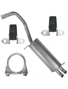 Tłumik końcowy Skoda Fabia I 1 6Y 12.1999-12.2007 1.4 TDI 1.9 SDI 1.9 TDI HatchbackSedan