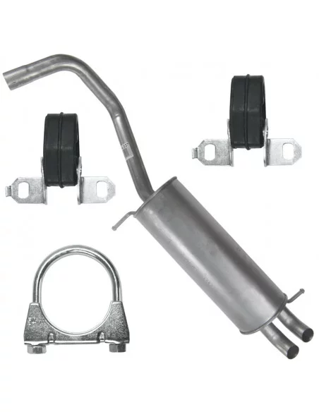 Tłumik końcowy Skoda Fabia I 1 6Y 12.1999-12.2007 1.4 TDI 1.9 SDI 1.9 TDI HatchbackSedan