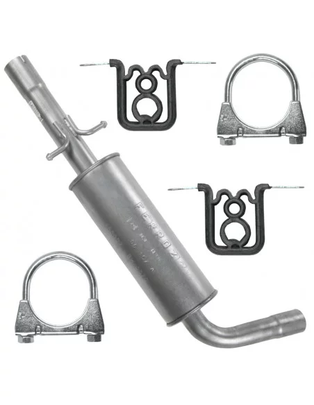 Tłumik środkowy Volkswagen Bora 10.1998-06.2005 1.8 T 2.0i 2.3 VR5 Kombi VariantSedan