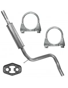 Tłumik środkowy Volkswagen Caddy II 2 11.1995-01.2004 1.7 SDI 1.9 SDI 1.9 TDI