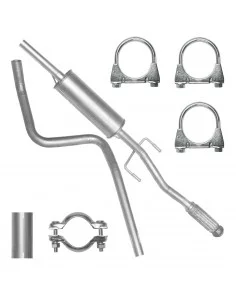 Tłumik środkowy Peugeot 207 02.2006-12.2015 1.4i 1.6i Hatchback Kombi Cabrio