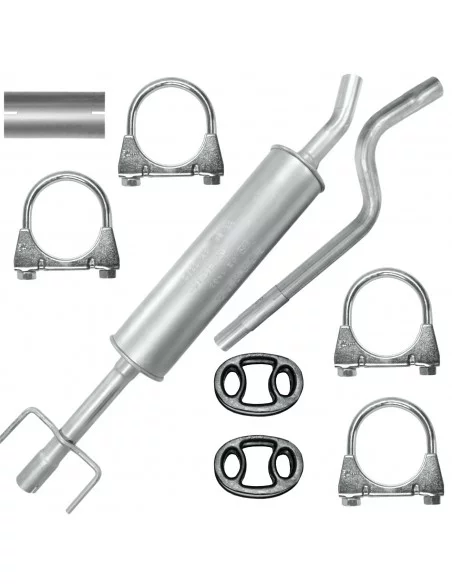 Tłumik środkowy Opel Astra H III 3 03.2004-12.2010 1.4i 16V Hatchback Coupe GTC