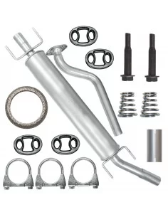 Tłumik środkowy Opel Astra G II 2 03.1998-12.2009 1.6i 16V 1.8I 16V 2.0i 16V Hatchback Sedan Kombi Coupe Cabrio