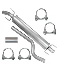 Tłumik środkowy Opel Astra G II 2 03.1998-12.2009 2.0 DI 2.0 DTI 2.2 DTI Hatchback Sedan Kombi