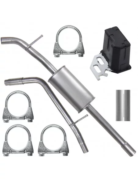 Tłumik środkowy Dacia Logan 1 I 12.2003-12.2012 1.4 1.6 Sedan