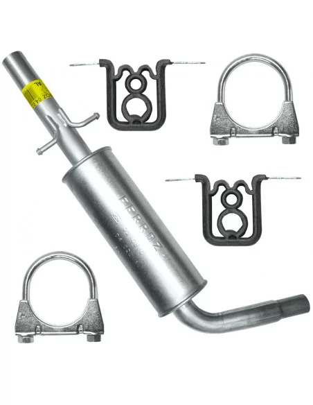 Tłumik środkowy Volkswagen Bora 10.1998-06.2005 1.4i 1.6i 1.9 SDI Sedan Kombi Variant