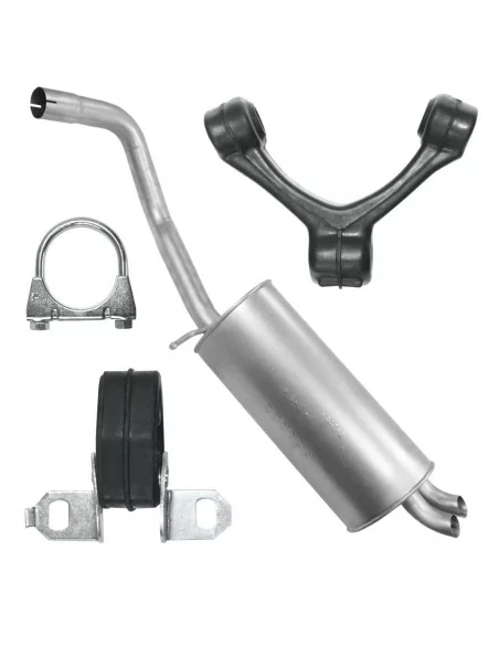 Tłumik końcowy Volkswagen Polo IV 4 9N 11.2001-12.2009 1.9 TDI Hatchback