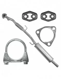 Tłumik środkowy Skoda Fabia I 1 6Y 12.1999-12.2007 1.2i Hatchback Sedan Kombi