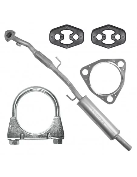 Tłumik środkowy Skoda Roomster 1 I 03.2006-05.2015 1.2i Kombivan