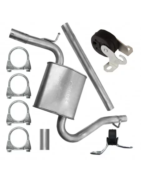 Tłumik środkowy Audi A4 B6 11.2000-12.2004 1.9 TDI Sedan Kombi Avant