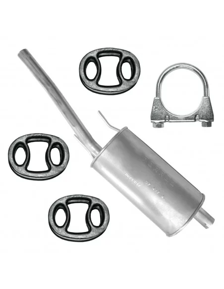 Tłumik końcowy Opel Combo Corsa C 09.2000-12.2011 1.4i 1.6i Furgon Kombivan Hatchback