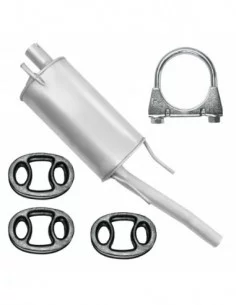 Tłumik końcowy Opel Combo Corsa C 09.2000-12.2011 1.7 CDTI Furgon Kombivan Hatchback