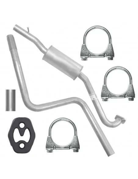 Tłumik środkowy Ford Fusion JU 06.2002-12.2012 1.6 TDCI Hatchback