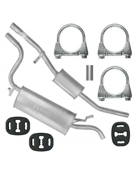 Tłumik końcowy Fiat Seicento 11.1997-01.2010 1.1i Hatchback