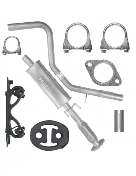 Tłumik środkowy Fiat Stilo I 1 10.2001-08.2008 1.4i Hatchback Kombi MultiWagon