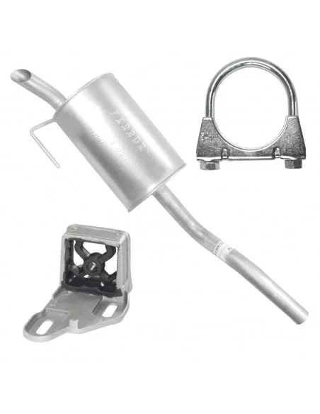 Tłumik końcowy Renault Clio 2 II B 03.1998-04.2013 1.5 DCI 1.9 DTI Hatchback