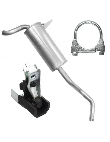 Tłumik końcowy Renault Modus / Grand Modus 1 II 09.2004-12.2012 1.2i 1.4i Hatchback