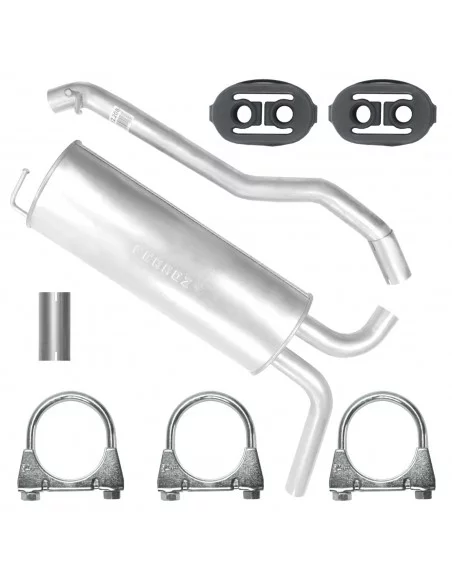 Tłumik końcowy Nissan Primastar I 1 03.2001-12.2014 1.9 DCI Bez DPF