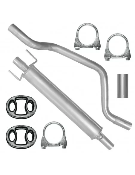 Tłumik środkowy Opel Meriva A 01.2003-05.2010 1.7 CDTI Hatchback