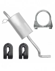 Tłumik końcowy Renault Kangoo I 1 08.1997-06.2010 1.2i 1.4i 1.6i 1.9 D Furgon Kombivan