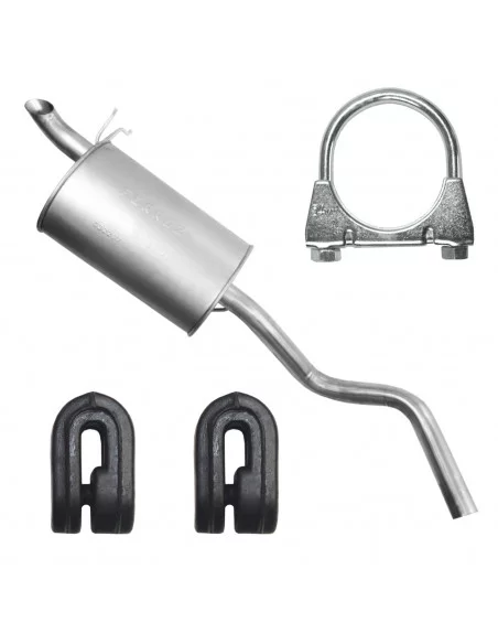 Tłumik końcowy Nissan Kubistar I 1 07.2003-06.2010 1.5 DCI 1.9 cdi Furgon Kombivan