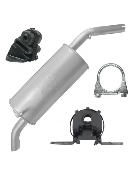 Tłumik końcowy Peugeot 207 207 CC 02.2006-12.2015 1.4i 1.6i 1.6 VTI Hatchback Kombi Cabrio