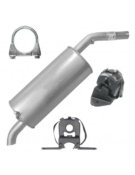 Tłumik końcowy Peugeot 207 02.2006-12.2015 1.4 HDI Hatchback