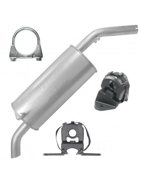 Tłumik końcowy Peugeot 207 02.2006-12.2015 1.6 HDI Hatchback