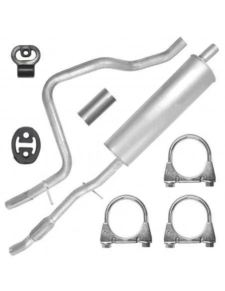 Tłumik środkowy Peugeot Bipper 08.2008-12.2017 1.3 HDI Furgon Kombivan