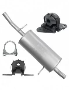 Tłumik końcowy Citroen C3 + Pluriel I 1 02.2002-12.2009 1.4i Hatchback Cabrio