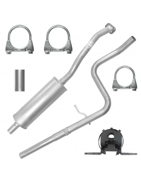 Tłumik środkowy Citroen C3 + Pluriel I 1 02.2002-12.2009 1.4i Hatchback Cabrio