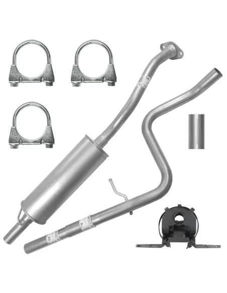 Tłumik środkowy Citroen C3 + Pluriel I 1 02.2002-12.2009 1.6i Hatchback Cabrio