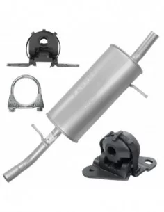 Tłumik końcowy Citroen C3 + Pluriel I 1 02.2002-12.2009 1.4 HDI Hatchback Cabrio