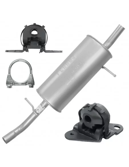 Tłumik końcowy Peugeot 1007 04.2005-12.2009 1.4 HDI Hatchback