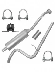 Tłumik środkowy Peugeot 1007 04.2005-12.2009 1.6i Hatchback