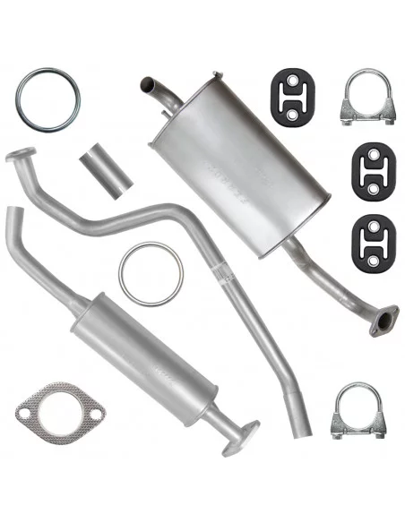 Zestaw tłumików Nissan Primera 2 II P12 01.2002-12.2007 1.6 1.8 Hatchback Sedan