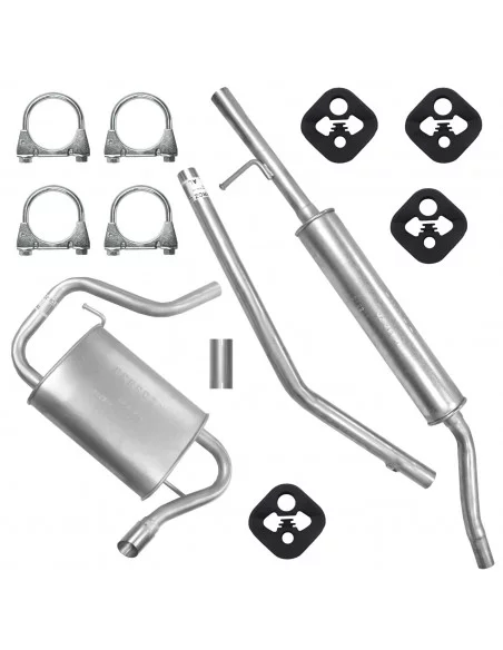 Zestaw tłumików Dacia Duster 1 I 04.2010-01.2018 1.6i SUV 4x4 4WD