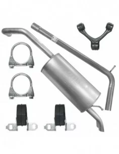 Zestaw tłumików Skoda Fabia I 1 6Y 12.1999-12.2007 1.4 TDI 1.9 TDI Kombi Sedan