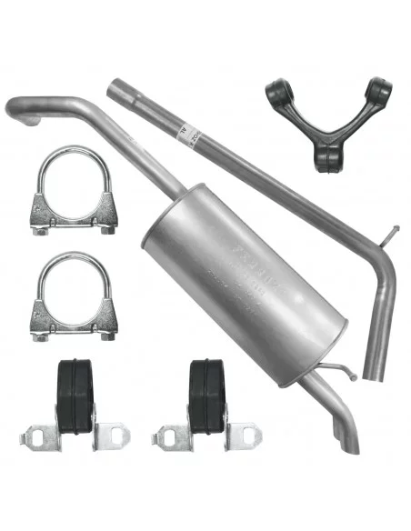 Zestaw tłumików Skoda Fabia I 1 6Y 12.1999-12.2007 1.4 TDI 1.9 TDI Kombi Sedan