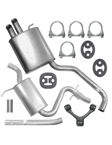 Zestaw tłumików Skoda Octavia 2 II 02.2004-06.2013 2.0 TDI Kombi Hatchback Sedan