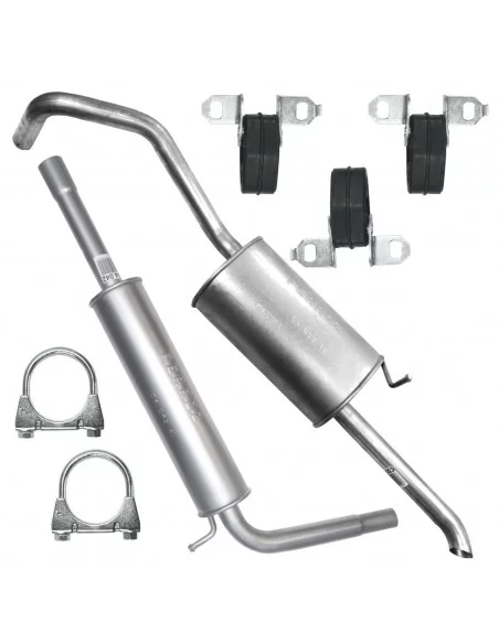 Zestaw tłumików Skoda Fabia I 1 6Y 12.1999-12.2007 1.2i Kombi