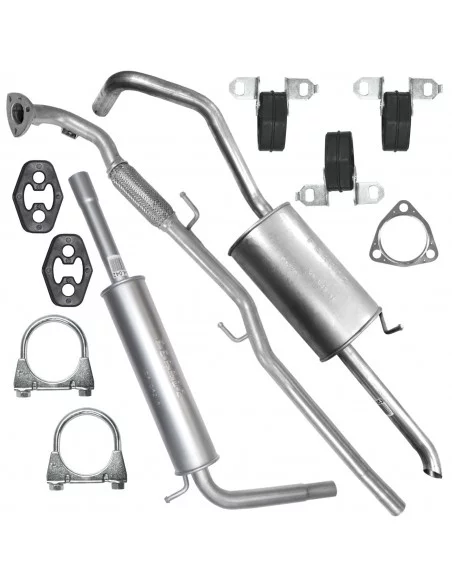 Zestaw tłumików Skoda Fabia I 1 6Y 12.1999-12.2007 1.2i Kombi