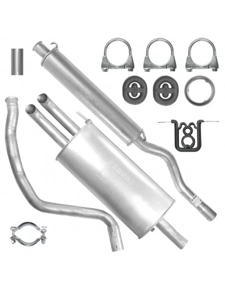 Zestaw tłumików Audi 80 B4 09.1991-01.1996 1.9 TDI Sedan Kombi Avant