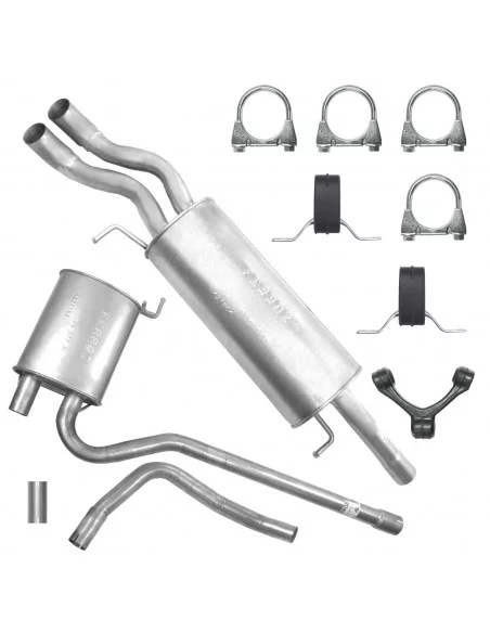 Zestaw tłumików Audi A6 C5 01.1997-01.2005 1.9 TDI Sedan Kombi Avant Zestaw tłumików Audi A6 C5 01.1997-01.2005 1.9 TDI Sedan Kombi Avant