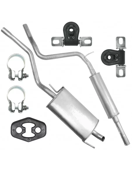 Zestaw tłumików Volkswagen Caddy II 2 11.1995-01.2004 1.4i 1.6i 1.9 D Furgon Kombivan