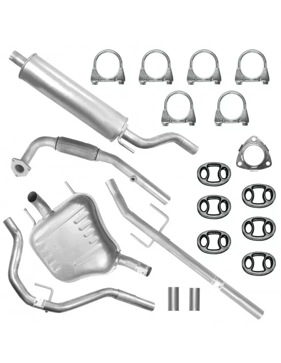 Zestaw tłumików Opel Vectra C 04.2002-01.2009 1.6i 1.8i Hatchback Sedan