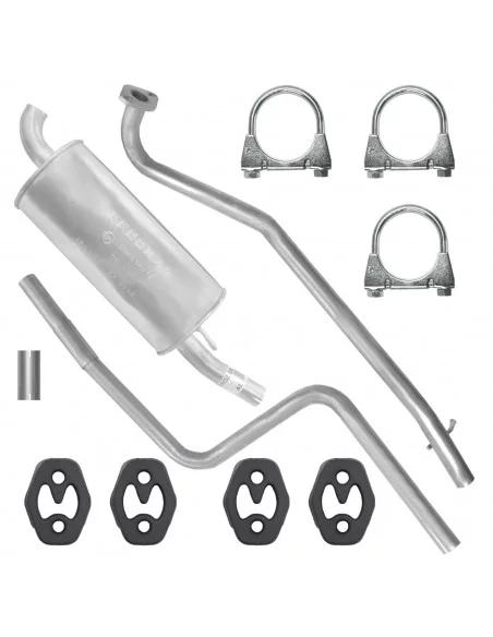 Zestaw tłumików Ford Fiesta V 5 MK5 11.2001-11.2005 1.4 TDCI Hatchback