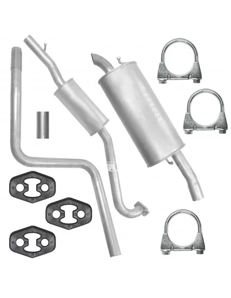 Zestaw tłumików Ford Fiesta V 5 MK5 12.2005-06.2008 1.6 TDCI Hatchback