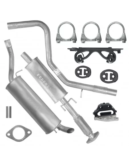 Zestaw tłumików Fiat Bravo II 2 11.2006-12.2014 1.4i Hatchback